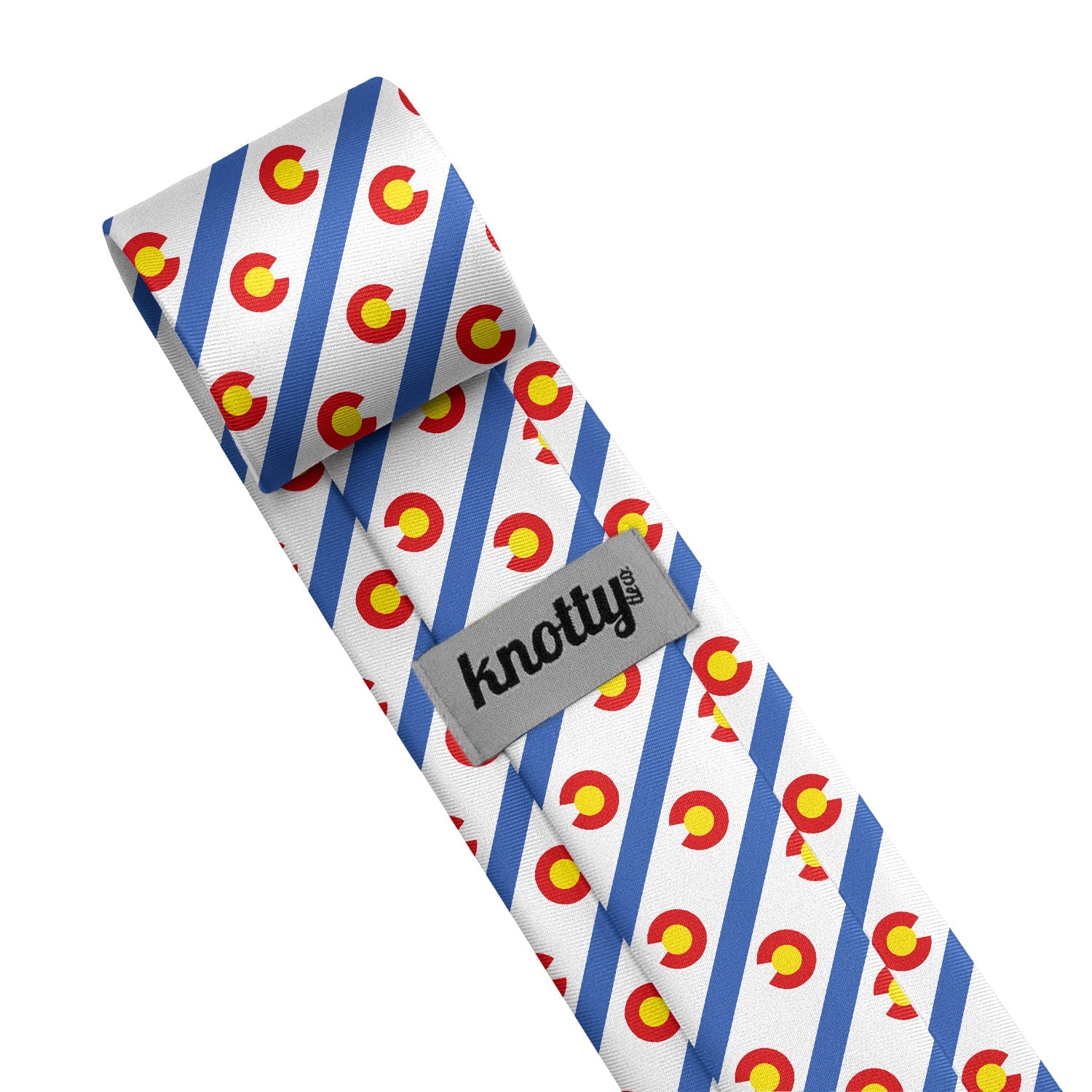 Colorado Stripe Necktie - Tag - Knotty Tie Co.