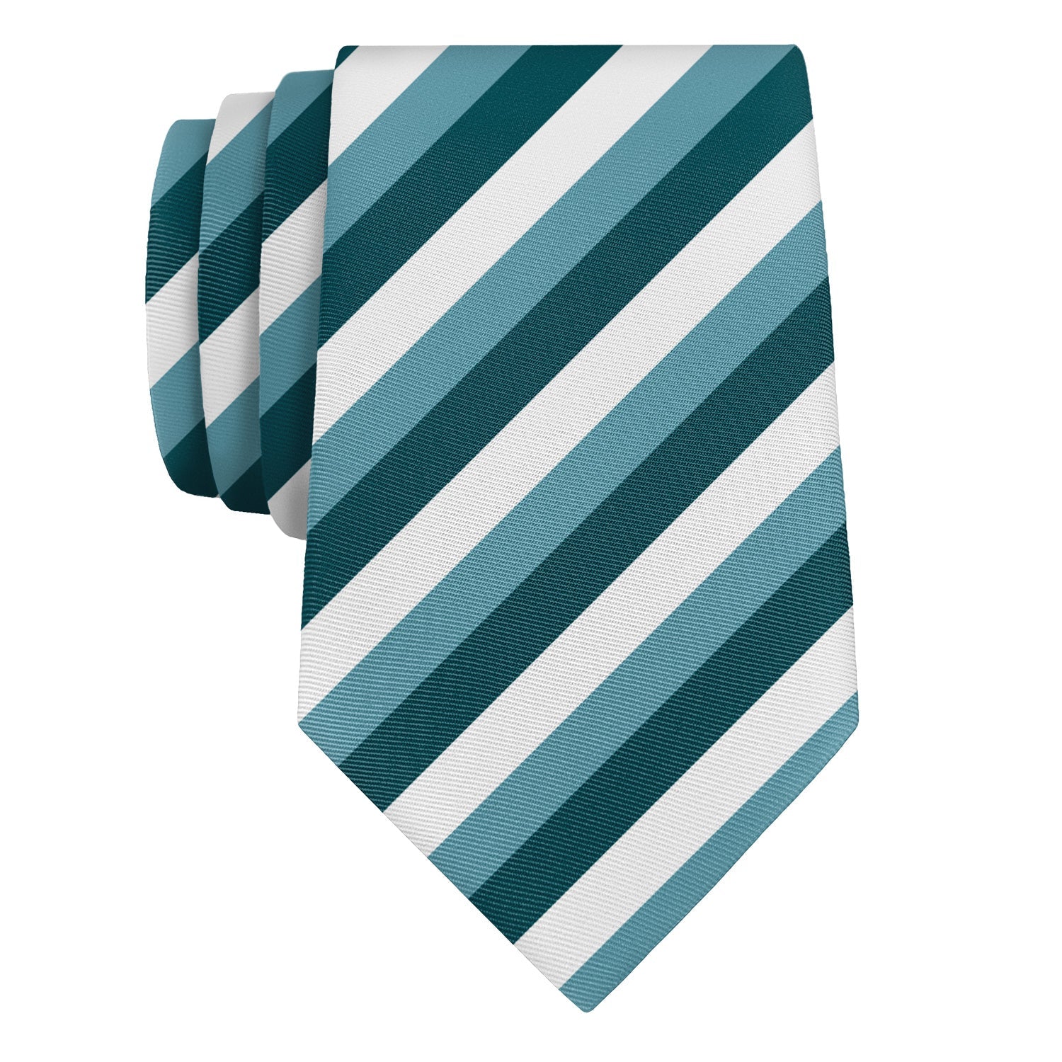 Columbine Stripe Necktie - Rolled - Knotty Tie Co.