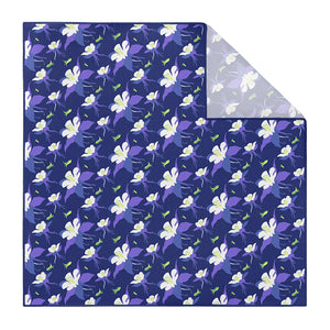 Columbine Floral Pocket Square - Printed - Knotty Tie Co.