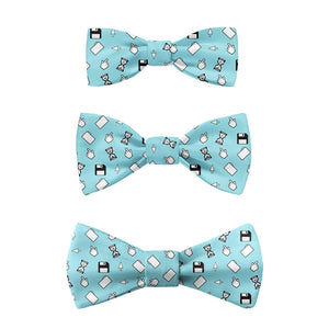 Computer Blues Bow Tie - Sizes - Knotty Tie Co.