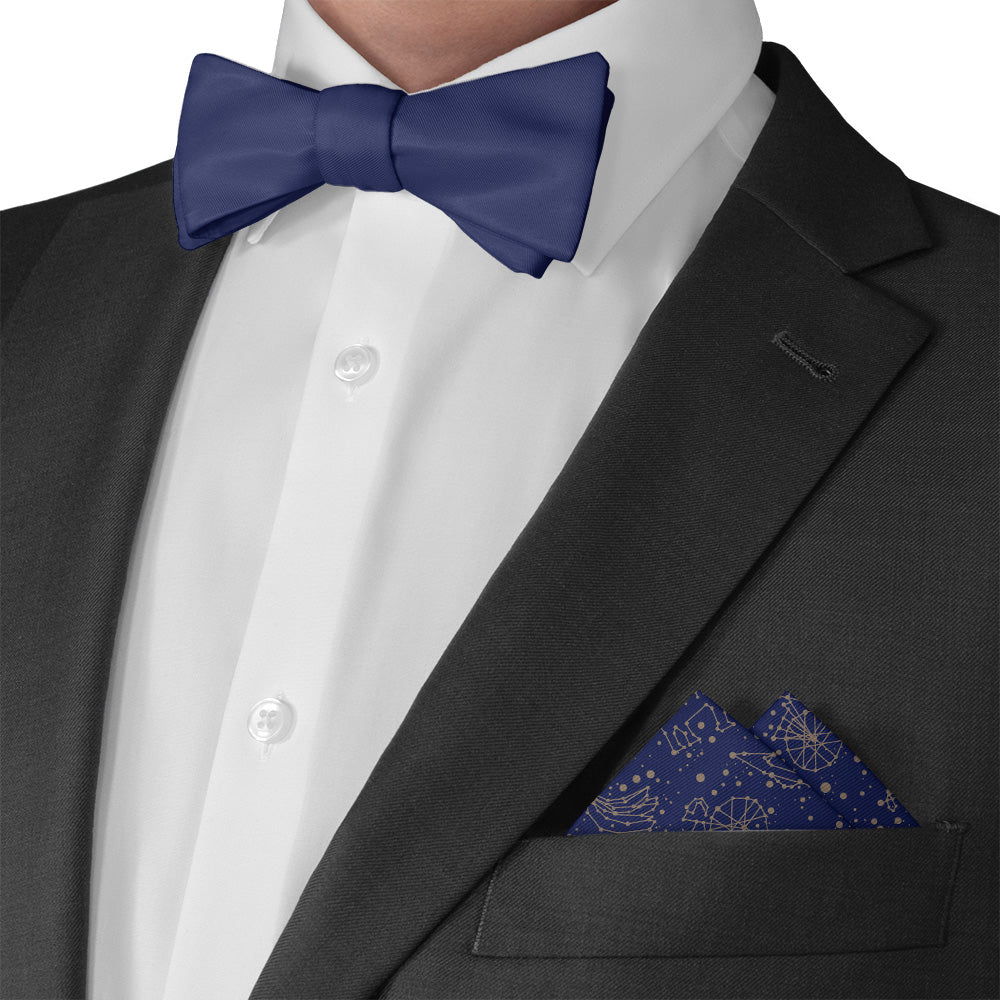 Constellation Pocket Square - Matching Bow Tie - Knotty Tie Co.