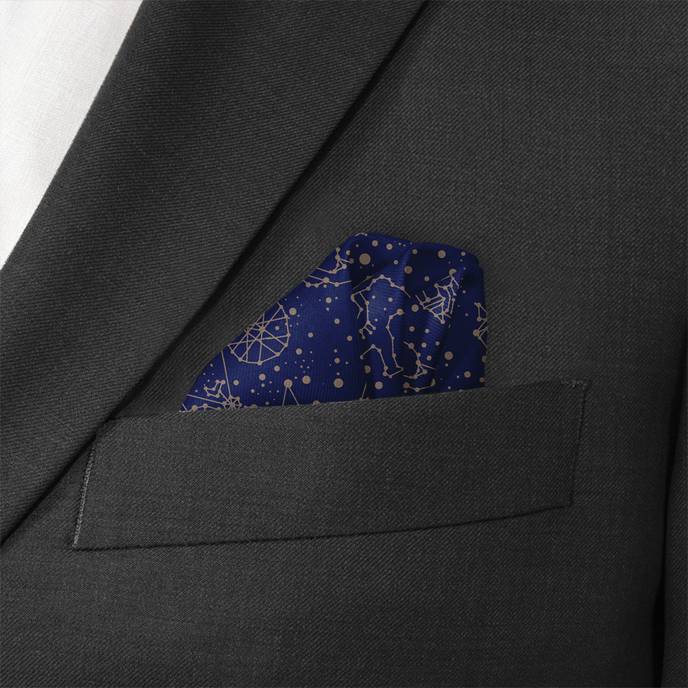 Constellation Pocket Square - Wave Fold - Knotty Tie Co.