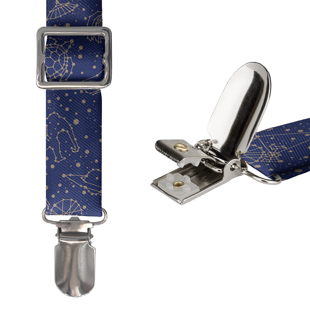 Constellation Suspenders - Hardware and Strap - Knotty Tie Co.