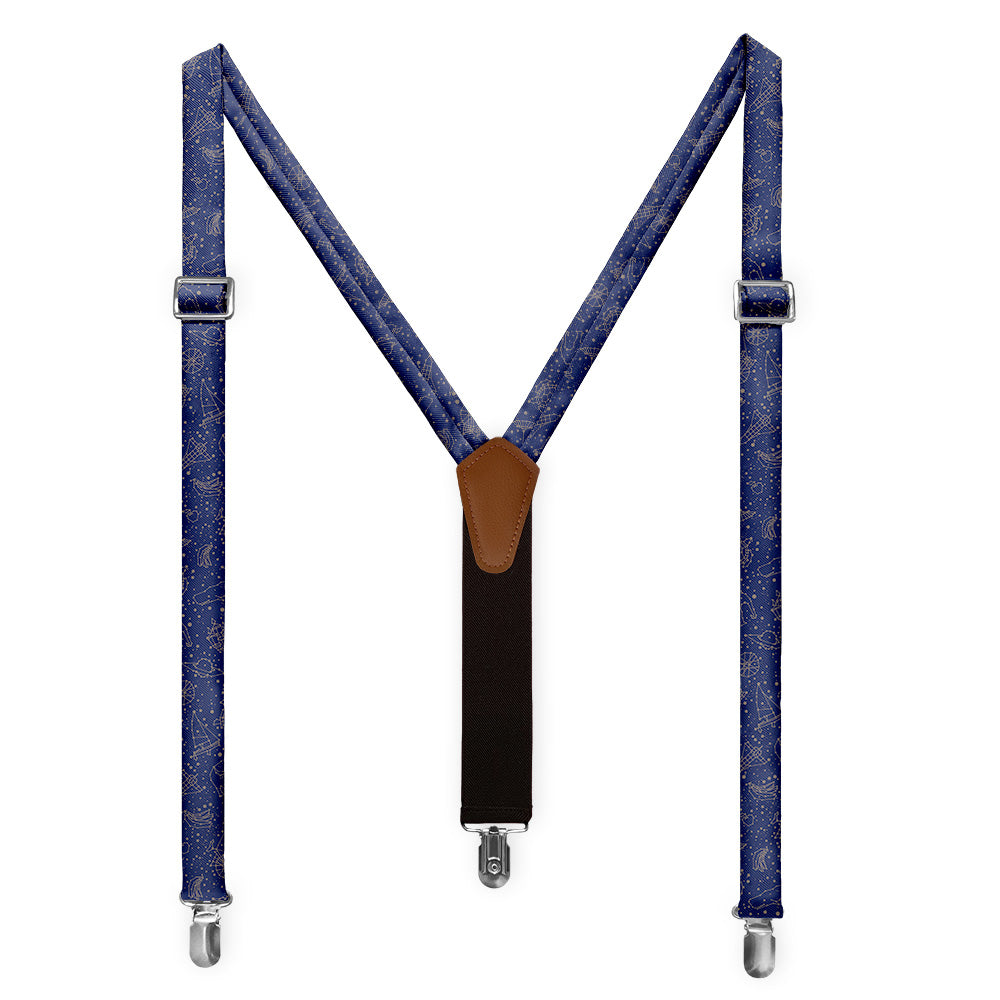 Constellation Suspenders - Full Front View - Knotty Tie Co.