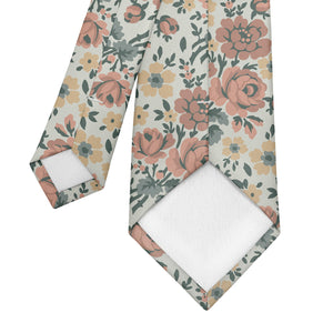 Cooper Floral Necktie - Tipping - Knotty Tie Co.