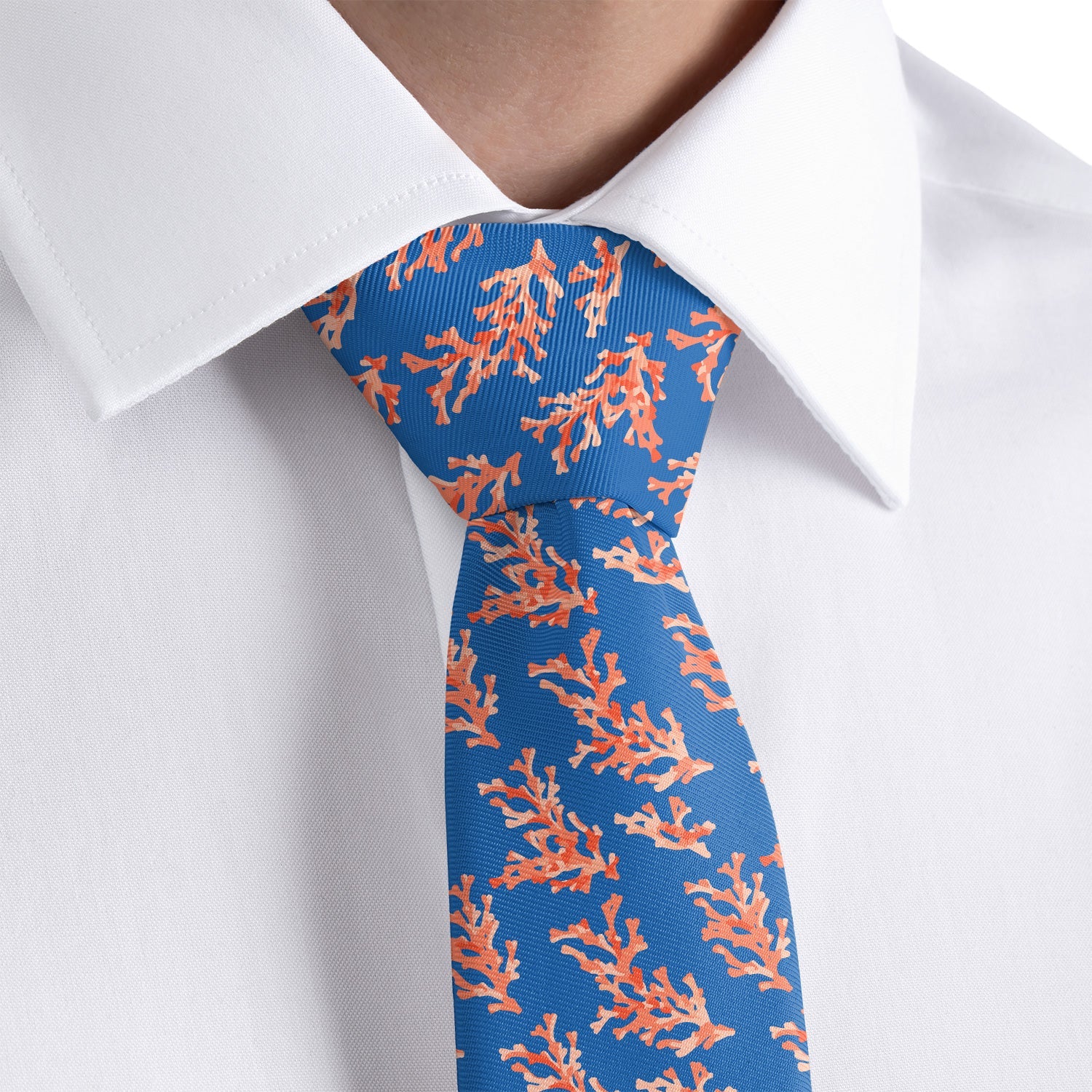 Coral Reef Necktie - Dress Shirt - Knotty Tie Co.