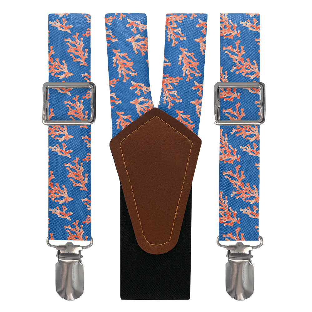 Coral Reef Suspenders - Main View - Knotty Tie Co.