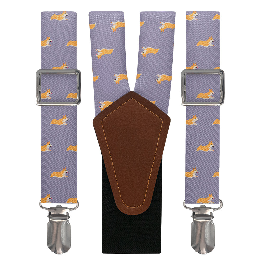 Corgi Suspenders - Main View - Knotty Tie Co.