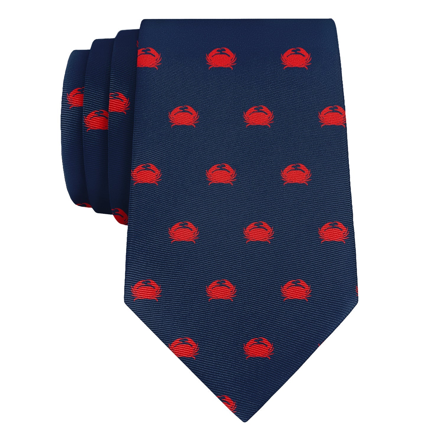 Crabby Necktie - Rolled - Knotty Tie Co.