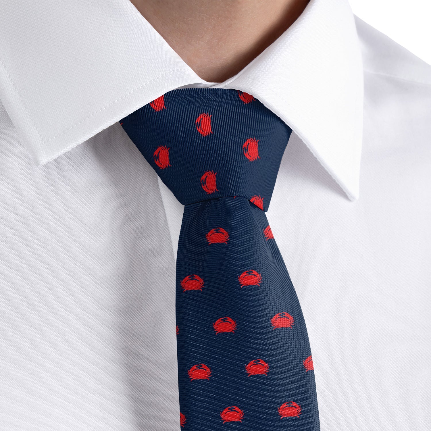 Crabby Necktie - Rolled - Knotty Tie Co.