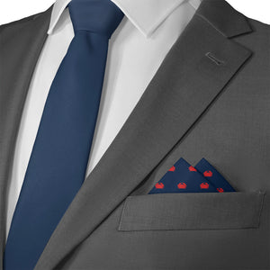 Crabby Pocket Square - Matching Necktie- Knotty Tie Co.