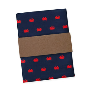 Crabby Pocket Square - Packaging - Knotty Tie Co.