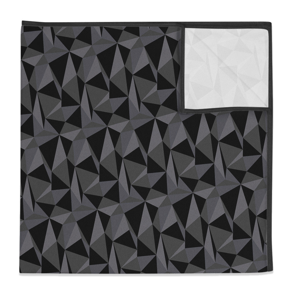 Crag Geometric Pocket Square - 12" Square - Knotty Tie Co.