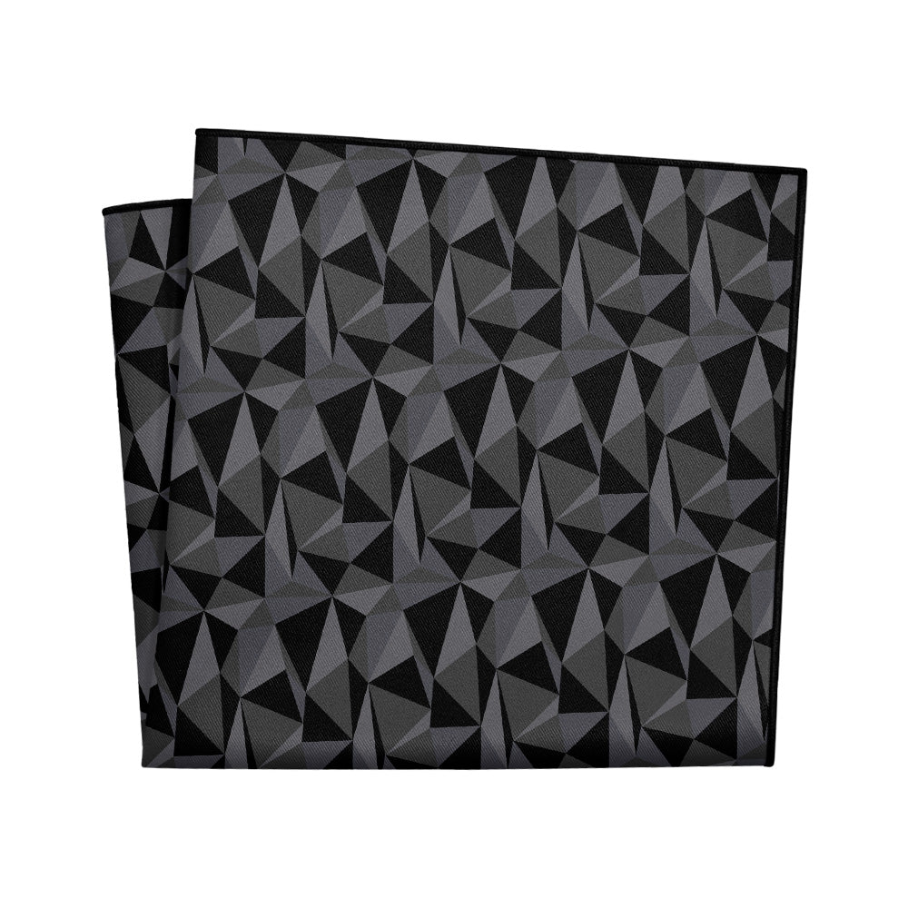 Crag Geometric Pocket Square - 12" Square - Knotty Tie Co.