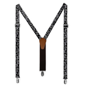 Crag Geometric Suspenders - Full Front View - Knotty Tie Co.