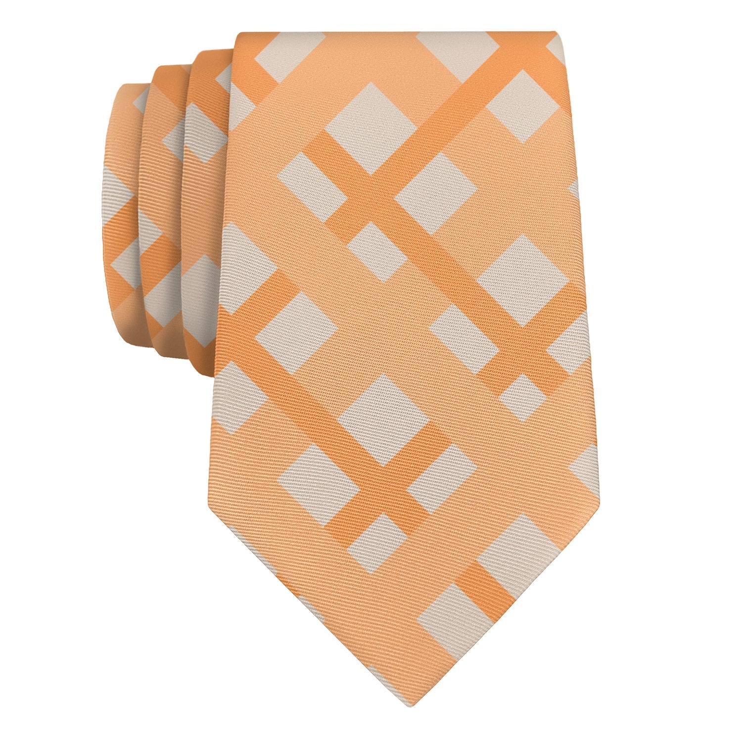 Crawford Plaid Necktie - Rolled - Knotty Tie Co.