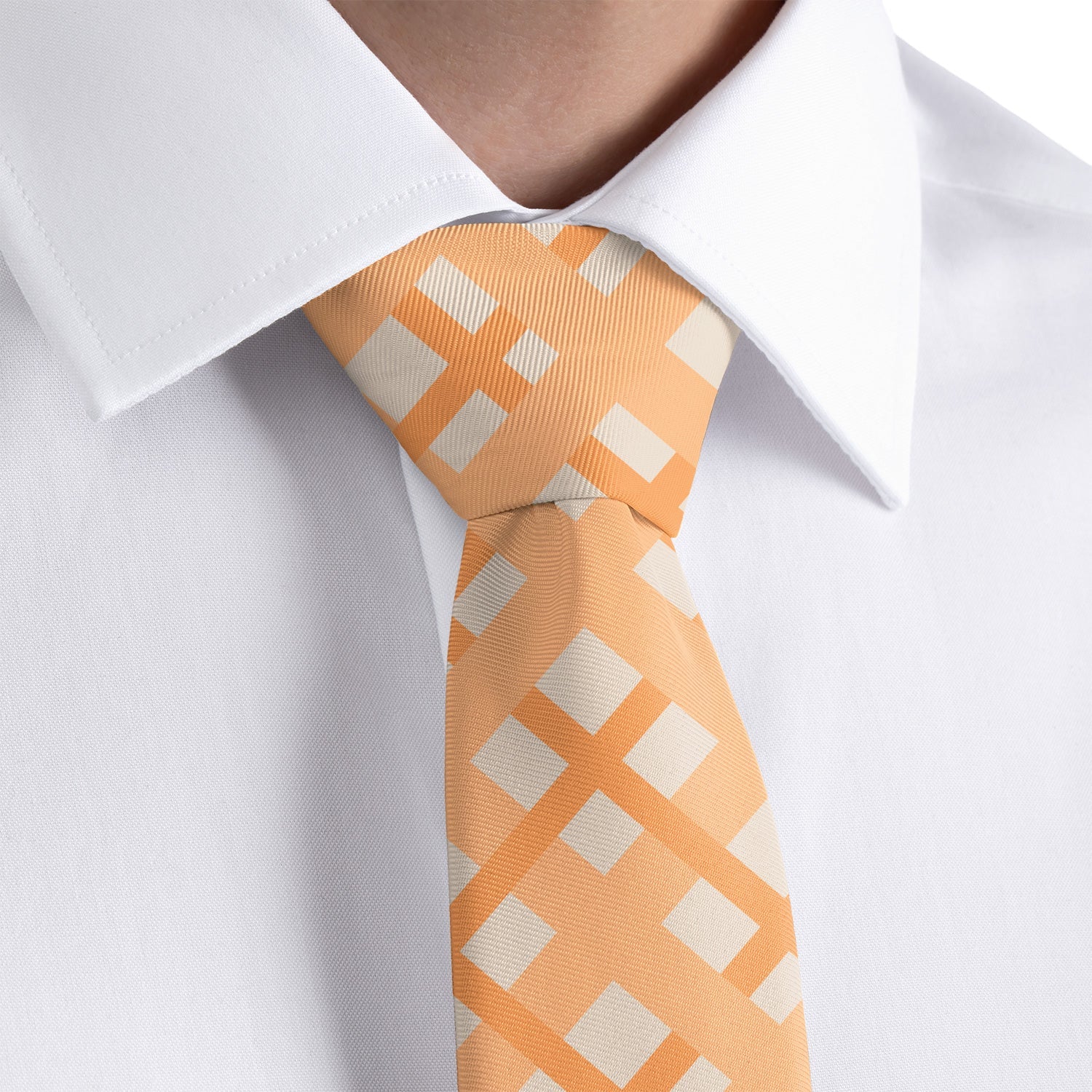 Crawford Plaid Necktie - Rolled - Knotty Tie Co.