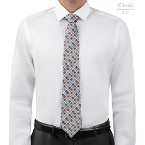 Crosshatch Plaid Necktie - Classic - Knotty Tie Co.