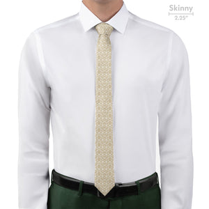 Crystalline Geometric Necktie - Skinny - Knotty Tie Co.
