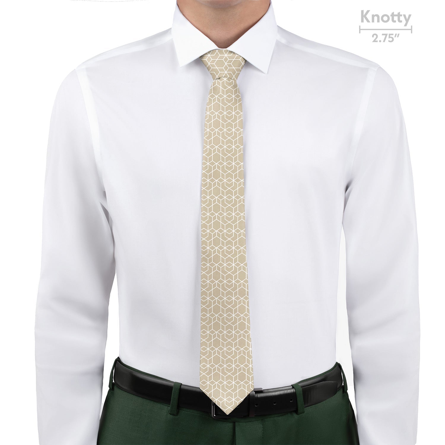 Crystalline Geometric Necktie - Knotty - Knotty Tie Co.
