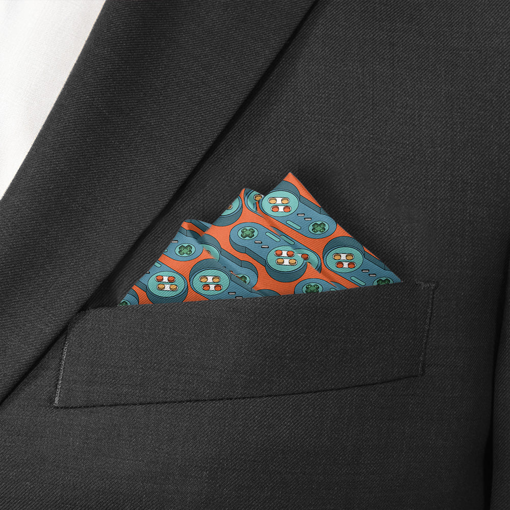 Ctrl Pocket Square - Stairs Fold - Knotty Tie Co.