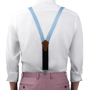 Current Geometric Suspenders - On Model Front View - Knotty Tie Co.