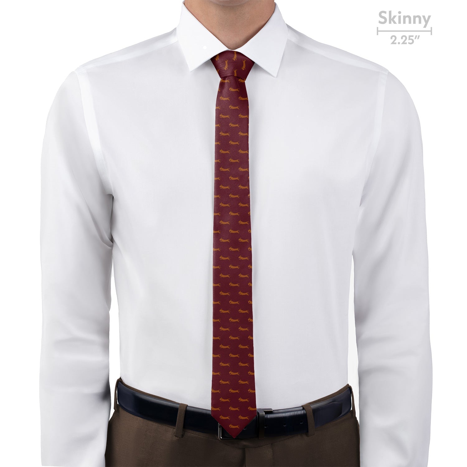 Dachshund Necktie - Skinny - Knotty Tie Co.