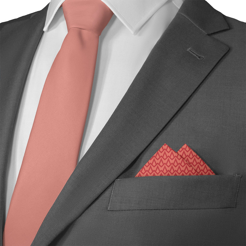 Dante Geometric Pocket Square - 12" Square - Knotty Tie Co.