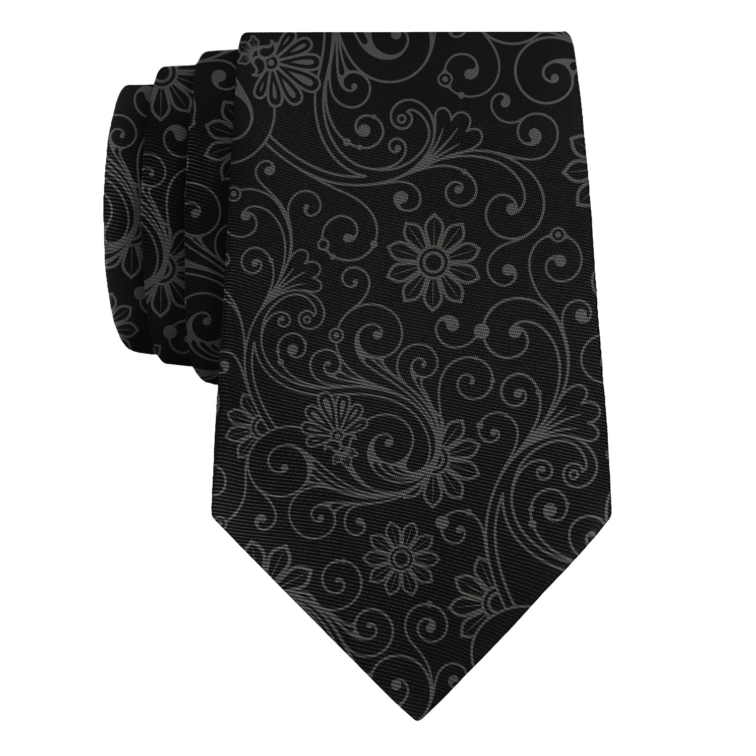 Decadence Paisley Necktie - Rolled - Knotty Tie Co.