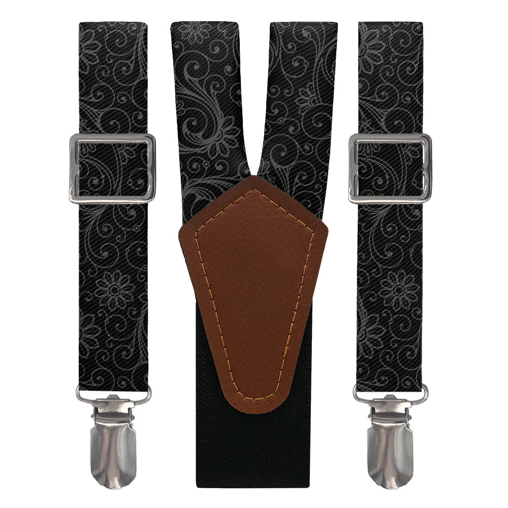 Decadence Paisley Suspenders - Main View - Knotty Tie Co.