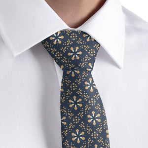 Deco Floral Necktie -  -  - Knotty Tie Co.