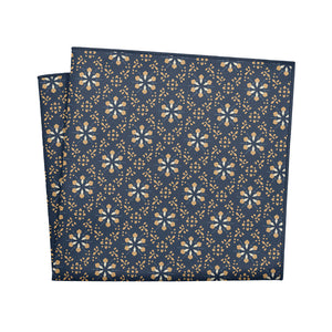 Deco Floral Pocket Square - 12" Square - Knotty Tie Co.