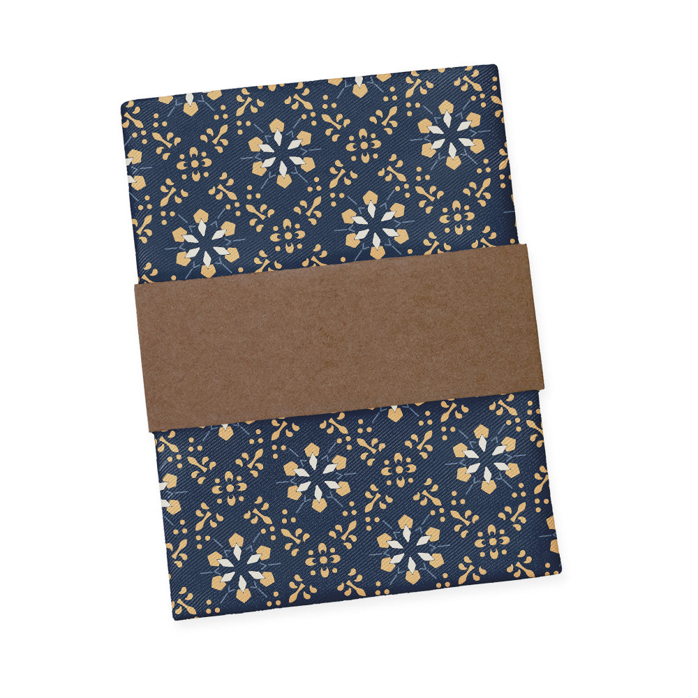 Deco Floral Pocket Square - Packaging - Knotty Tie Co.