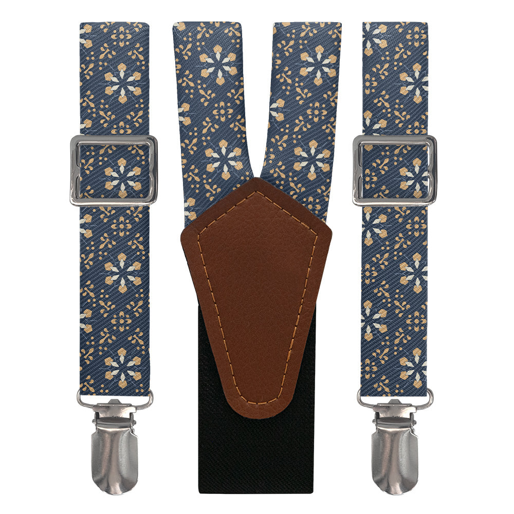 Deco Floral Suspenders - Main View - Knotty Tie Co.