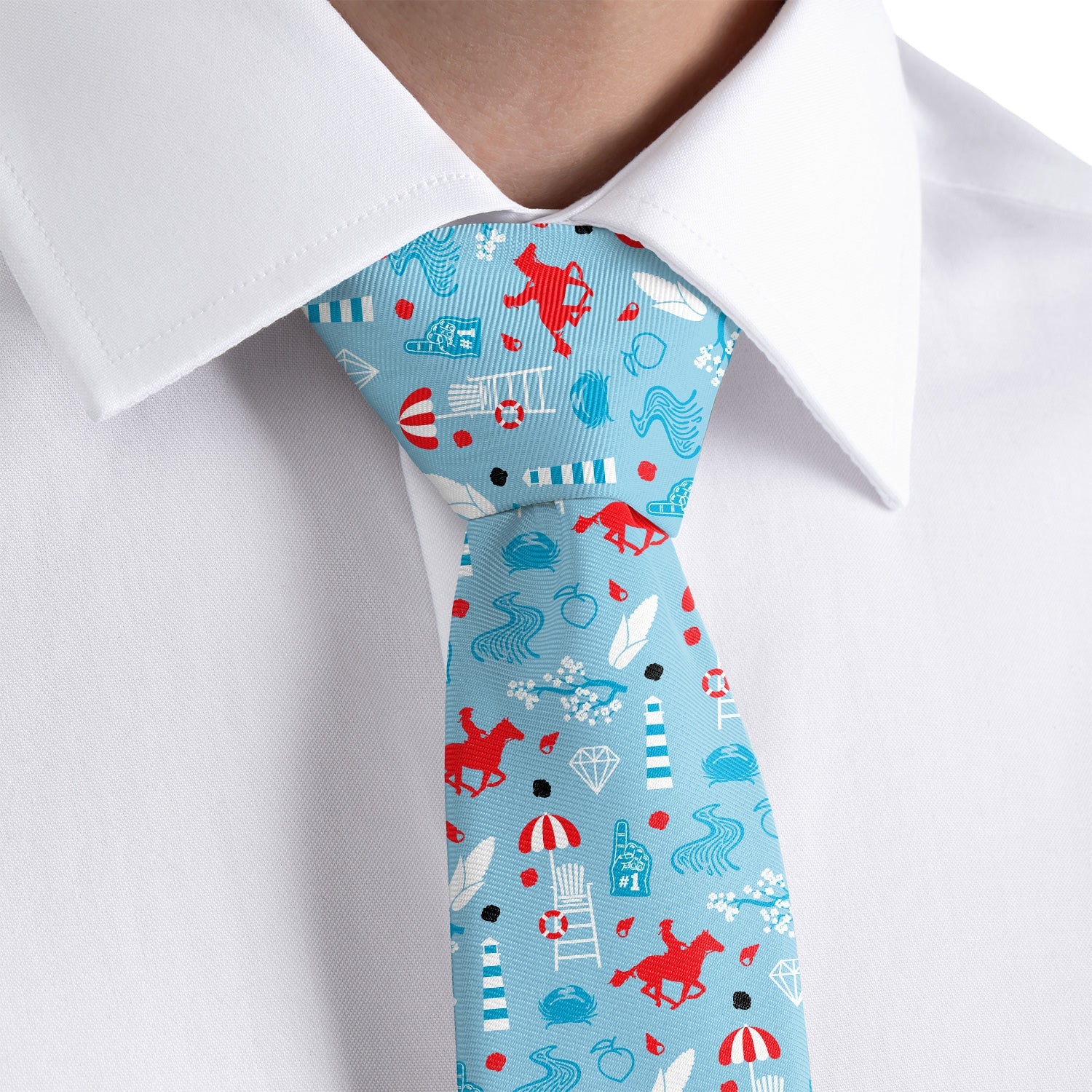 Delaware State Heritage Necktie - Dress Shirt - Knotty Tie Co.