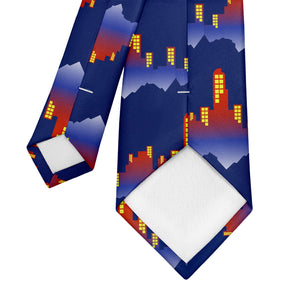 Denver Skyline Necktie - Tipping - Knotty Tie Co.