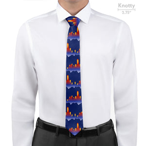 Denver Skyline Necktie - Knotty - Knotty Tie Co.