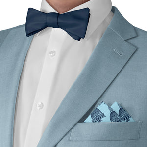 Denver Capitol Pocket Square - Matching Bow Tie - Knotty Tie Co.