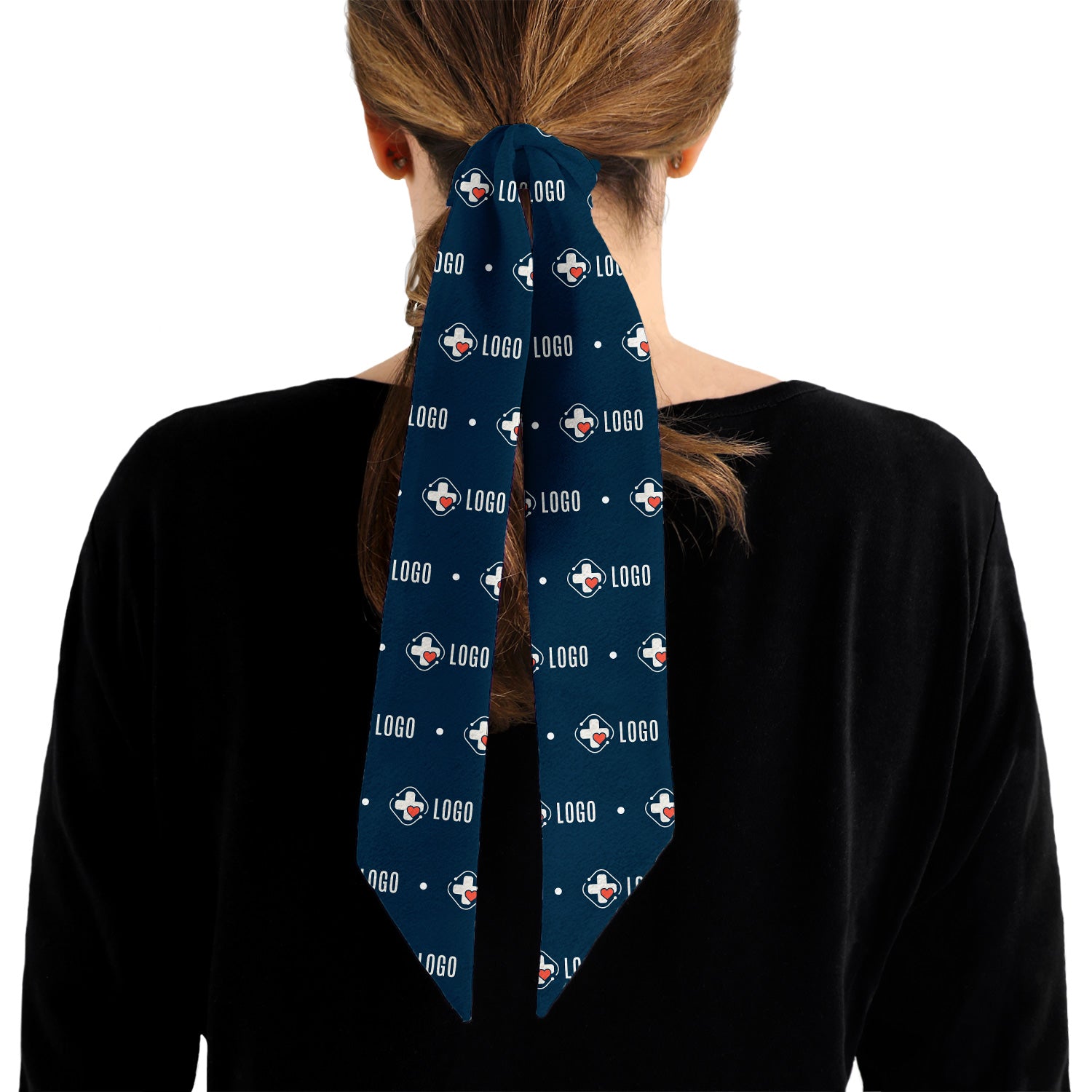 Denver Dots 2 Hair Flat Lay Logo Scarf - Knotty Tie Co.