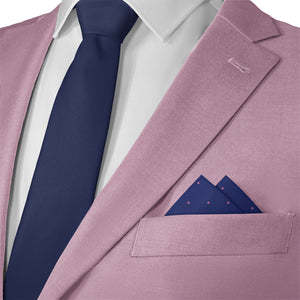 Denver Dots Pocket Square - Matching Necktie- Knotty Tie Co.