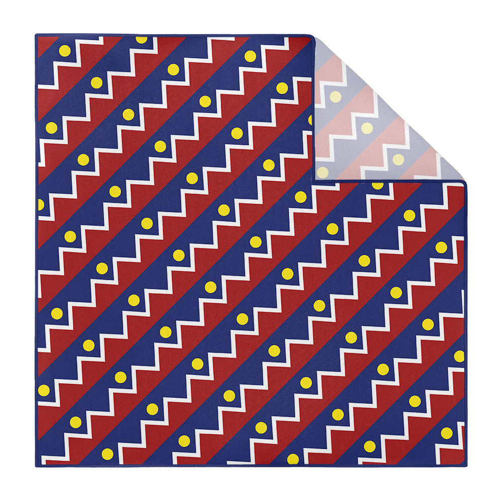 Denver Flag Pocket Square - Printed - Knotty Tie Co.