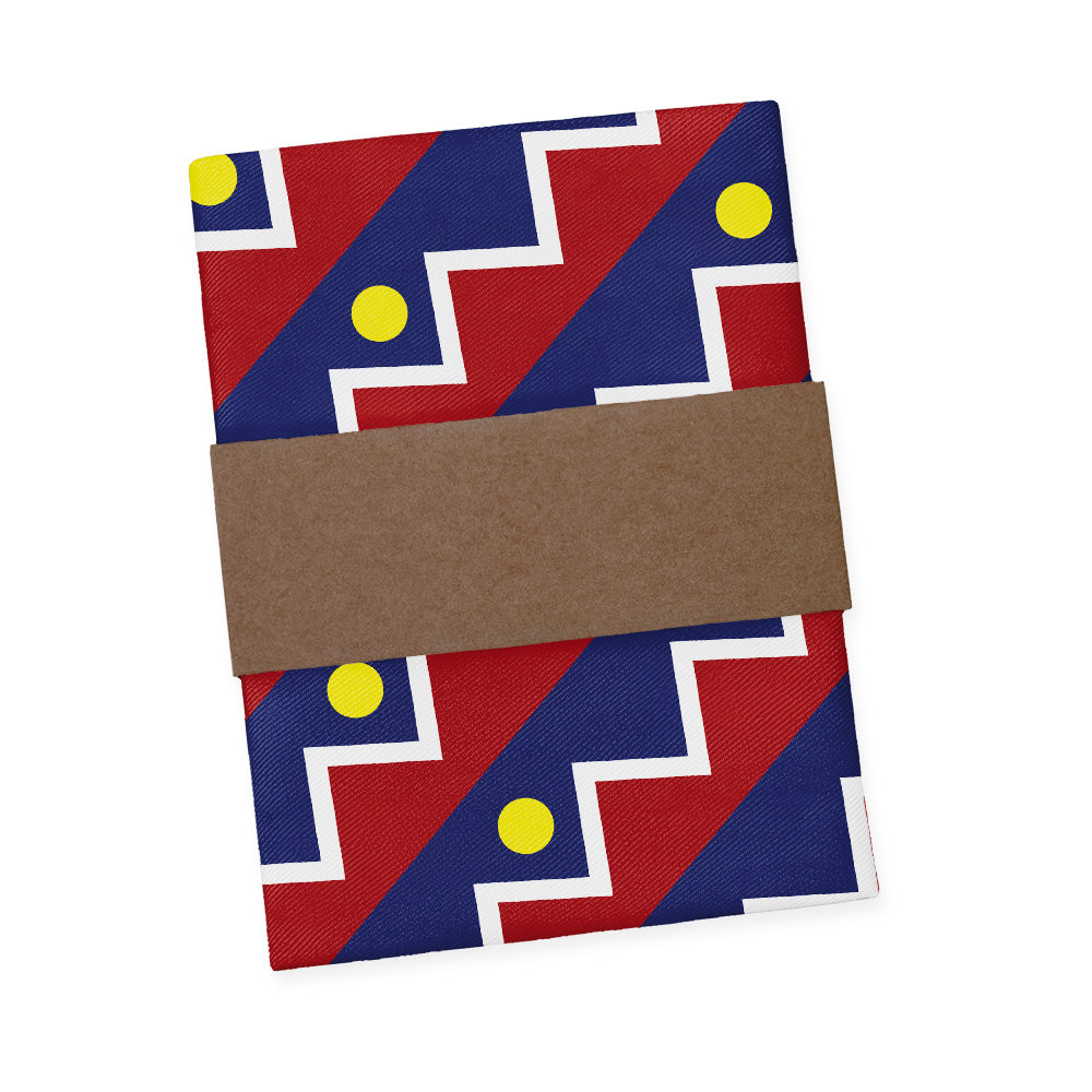 Denver Flag Pocket Square - Packaging - Knotty Tie Co.