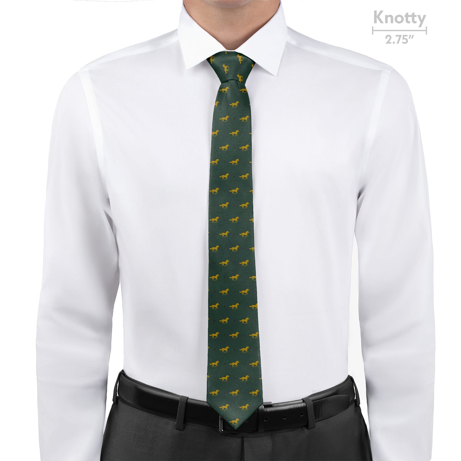 Derby Horses Necktie -  -  - Knotty Tie Co.