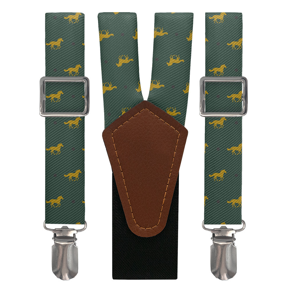 Derby Horses Suspenders - Main View - Knotty Tie Co.