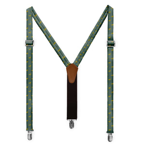 Derby Horses Suspenders - Full Front View - Knotty Tie Co.