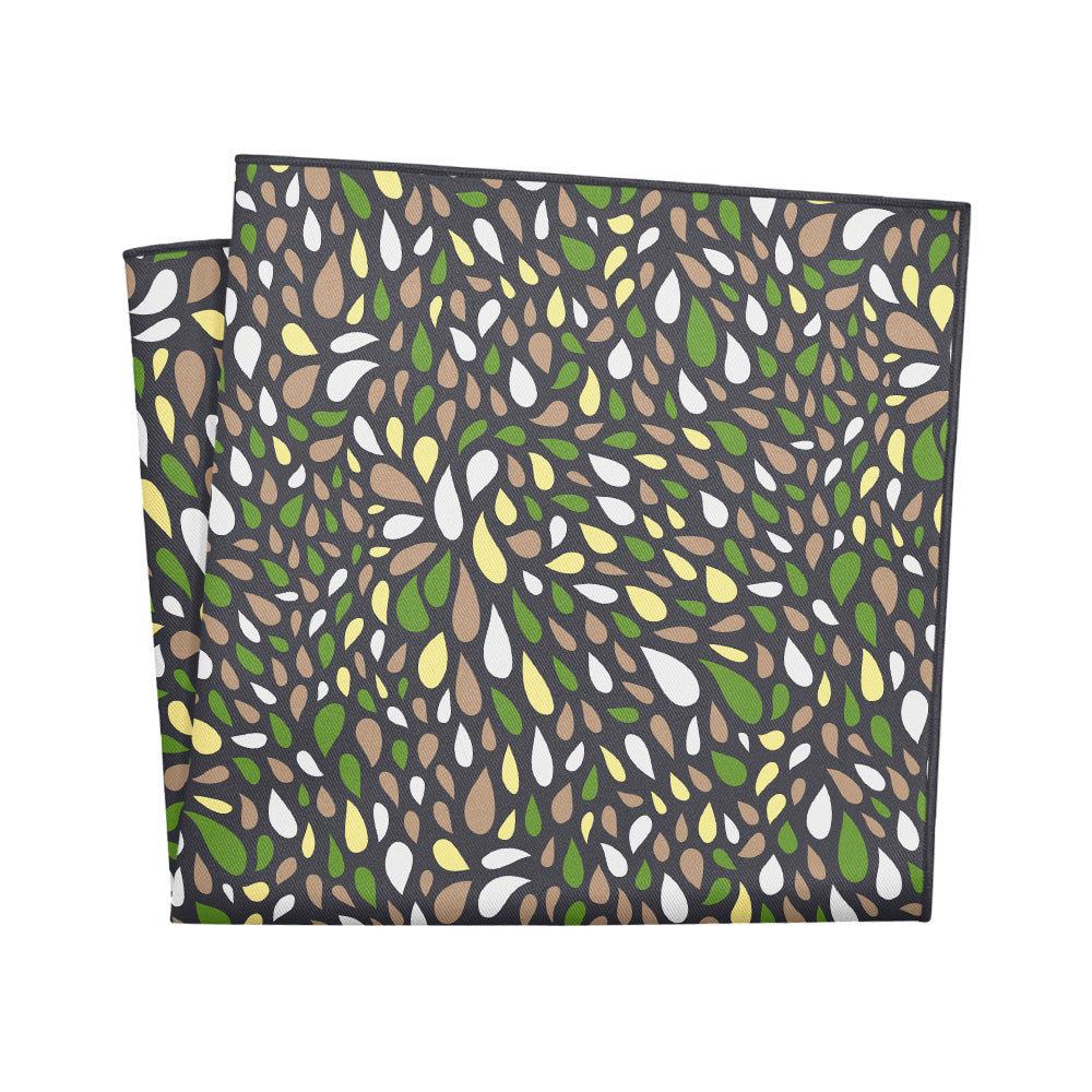 Dew Paisley Pocket Square - 12" Square - Knotty Tie Co.