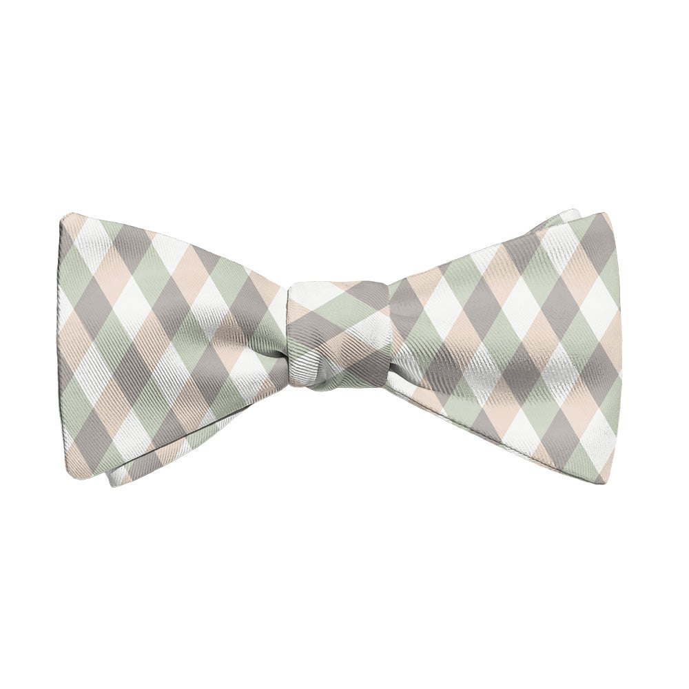 Diamond Plaid Bow Tie - Adult Extra-Long Self-Tie 18-21" - Knotty Tie Co.