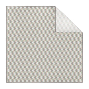 Diamond Plaid Pocket Square - Printed - Knotty Tie Co.