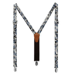 Digi Camo Suspenders - Full Front View - Knotty Tie Co.