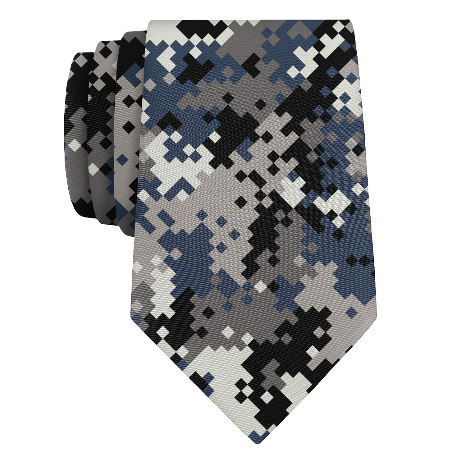 Digi Camo Necktie - Rolled - Knotty Tie Co.